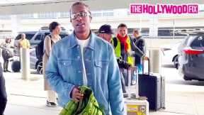 ASAP Rocky Jets Out Without Rihanna Ahead Of This Weekend's Oscar Awards At JFK Airport In New York