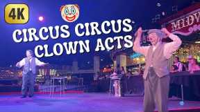 Circus Circus Hotel Clown Acts - Carnival Midway Clown Show Las Vegas Hotel Attractions