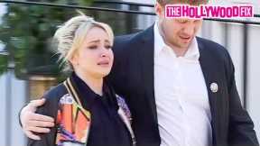 Hayden Panettiere Is Seen Crying & Being Emotional While Leaving Her Brother's FuneraI In New York