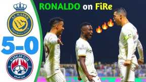 Ronaldo on Fire - Al Nassr vs Al Adalah 5-0 - Ronaldo Best Goals & Extended Highlights 2023 HD