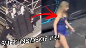 Taylor Swift CAUGHT hiding at The Eras Tour