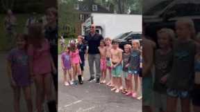 DWAYNE JOHNSON BEING ASKED TO 'RAISE HIS EYEBROW' BY KID, VERY FUNNY! #SHORTS