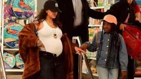 Rihanna takes Goddaughter Shopping at Target