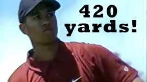 Tiger Woods Longest Drive of his career (420 yards)