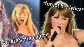 Taylor Swift CONFUSED on stage at The Eras Tour