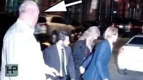 Taylor Swift's Bodyguard Threatens to Shoot Paparazzi as She and Joe Alwyn Arrive Home