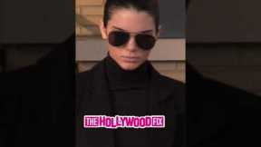 Kendall Jenner Looks Fresh Out 'The Matrix' In A Black Trench Coat At Barney's In Beverly Hills, CA
