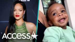 Rihanna's Workout Adorably Interrupted By Son