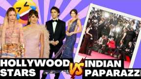 Hollywood Stars vs Indian paparazzi 😂 ll #funny #trending