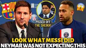 💥BOMB! MESSI'S UNEXPECTED ATTITUDE SURPRISED NEYMAR AND EVERYONE! BARCELONA NEWS TODAY!