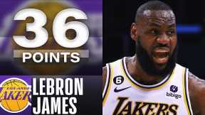 LeBron James GOES OFF For 36 Points In Lakers W! | April 9, 2023