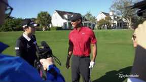 When you meet your idol.... Tiger Woods | TaylorMade Golf Europe