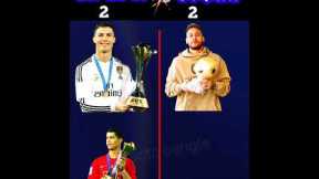 ronaldo vs neymar all awards#shorts #short #cr7