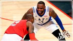 Kobe Bryant vs. LeBron James LAST ASG Duel (2016.02.15) - Mamba for 10 Pts, 7 Ast; King for 13 Pts