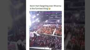 Kevin Hart Fangirling Over Rihanna Is The Cutest Thing 😂 #shorts #kevinhart #rihanna