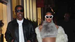 RIHANNA AND A$AP ROCKY HEAD TO BILLIONAIRES PRIVATE BIRTHDAY PARTY AT CIPRIANI IN NEW YORK CITY