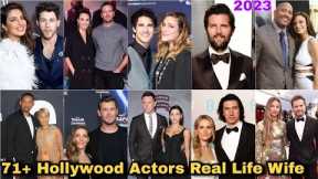 71+ Hollywood Actors Real wifes ll Hollywood celebrity couples ll Hollywood actress