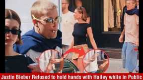 Justin Bieber REFUSED to hold hands with Hailey Baldwin in Public amid divorce rumours