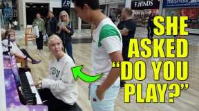 She Asked Do You Play? Leads to You Are The Reason Piano Duet | Cole Lam 15 Years Old