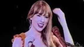 Taylor Swift TERRIBLE Dad Joke on stage at The Eras Tour