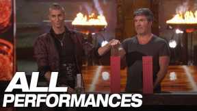 Whoa! Dangerous Magic From Aaron Crow! (All Performances) - America's Got Talent 2018