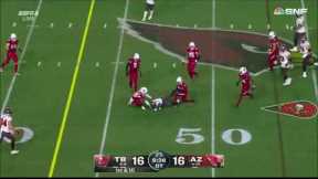 Tom Brady goes 6/6 in game winning overtime drive - Bucs vs Cardinals