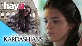 Kendall's Day In Rome Ruined By Paparazzi | Keeping Up With The Kardashians