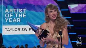 Taylor Swift Accepts the 2022 AMA for Artist of the Year - The American Music Awards
