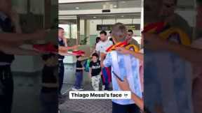 Thiago Messi has no time for the fans 🤣