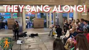 Street Musician in London Blows Crowd Away - 4K