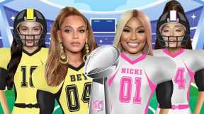 Celebrities Play Football w/ Nicki Minaj, Beyonce, Ariana Grande & More