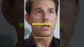 I ENJOY WORKING HARD 🔥| TOM CRUISE