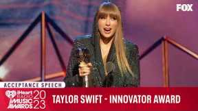 Taylor Swift Acceptance Speech - Innovator Award | 2023 iHeartRadio Music Awards