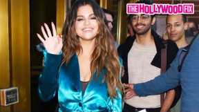 Selena Gomez Says She's Too Shy To Pose But Does It Anyway When Mobbed By Paparazzi & Fans In N.Y.