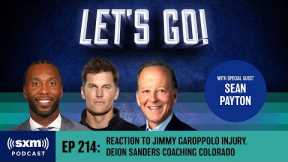 Tom Brady Reacts to Deion Sanders to Colorado, Saints-Bucs & Jimmy G's injury | Let's Go! Podcast
