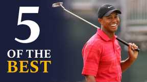 Five of the BEST Tiger Woods shots | 2006 Open Championship | Royal Liverpool
