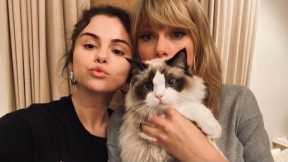 Taylor Swift and Selena Gomez being best friends for 11 minutes straight