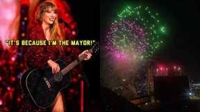 Taylor Swift JOKING About AMAZING Fireworks At Santa Clara Show 🎇