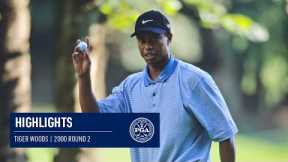 Every Shot from Tiger Woods' Second Round | PGA Championship 2000
