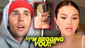Justin Bieber Exposed for BEGGING Selena Gomez to Defend Hailey