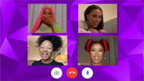 Celebrities Doing FaceTime PART 3!! (feat. Nicki Minaj, Doja Cat, Cardi B, Megan Thee Stallion)