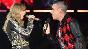 Robbie Williams and Taylor Swift Angels #live at Wembley