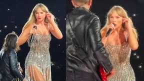 Taylor Swift BATTLES Through Earpiece Malfunction During Love Story