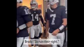 Tom Brady gives Jimmy G some extra motivation 😅 (via @nfl) #shorts