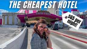 We Stayed at the Cheapest Hotel on the Las Vegas Strip! Circus Circus Hotel and Casino