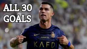 Cristiano Ronaldo All 30 Goals For Al Nassr FC So Far 2023