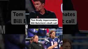 Tom Brady’s Belichick impersonation is spot on 😂