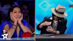 Magician CONFUSES Judges With His Sleek Sleight of Hand on Asia's Got Talent!