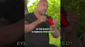 Is The Rock’s Eyebrow Insured? 🤨