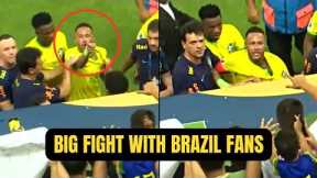 Neymar's Big Fight with Brazilian Fans Today | Fan Threw a Bag of Popcorn at Neymar | Venezuela |